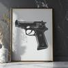 Artistic Pistol DXF - Free Commercial Use Download