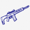 Free Assault Rifle Files For Digital Download In DXF Format