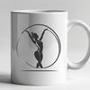 Gymnast in Motion Vector Art A vector illustration of a gymnast in motion, suitable for commercial or personal projects.