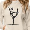 Beautiful Vector Gymnast in Motion A vector illustration of a gymnast in mid-motion, suitable for graphic design projects.