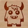Colorful Monster Character Illustration A colorful illustration of a cute monster character with a friendly face, suitable for crafting and design projects.
