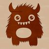 Colorful cartoon monster illustration with bold lines and bright colors.