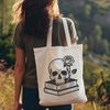 Intricate Gothic Design A stylized Gothic skull design with intricate details and ornate elements.