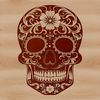 Elegant Skull Design Vector Art Illustrative ornate skull design vector artwork suitable for various cutting machines and stencils.