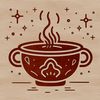 Halloween Magic Cauldron Vector Art A witch's cauldron surrounded by magical symbols and potion ingredients on a dark background.