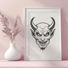 Satan SVG Icon for Crafters A cartoon representation of the devil, suitable for Halloween decorations or designs.