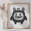 Creative Monster Vector Art - Free PDF Download