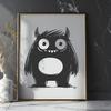 Monster Printable Artwork In PDF File Format For Free Download