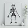 Beautiful Skeleton In PNG - Free Download