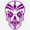 Skull Illustration In SVG, PNG, PDF And DXF File Formats