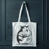 Small Mammal Vector Graphic A cute, small mammal with a furry coat, typically kept as a pet.