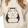 Friendly Vector Animal Character A vector illustration of a cute hamster with a friendly expression.