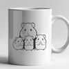 Furry Friend Clip Art Design A cute and furry hamster illustration for personal or professional projects.