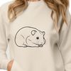 Vector Hamster Cartoon Character A small mammal commonly kept as a pet, depicted in a vector illustration style.