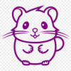 Beautiful Hamster In SVG Free Commercial Use Download