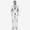 Free Vector Figure Illustration A simple illustration of a male figure created as a vector graphic.