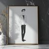 Beautiful Male Figure Design Male figure depicted in a simple vector design.