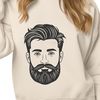 Free Vector Illustration of a Man A simple outline illustration of a male figure with facial features and body proportions.