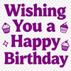 A colorful illustration of a happy birthday message in vector format, suitable for commercial or personal use.