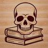 Free Vector Gothic Illustration A detailed illustration of a skull in a Gothic style, suitable for vector graphics design.