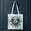Adorable Havanese Dog Portrait SVG An SVG vector graphic design featuring a detailed Havanesse breed dog portrait.