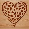 Beautiful Heart Shape SVG Icon A simple heart shape, ideal for various design applications and cut out projects.