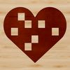 Beautiful Vector Heart Art A geometric shape representing love and affection, suitable for various uses including design templates.