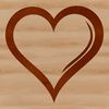 Love Heart Vector Shape A simple line drawing of a love heart shape, suitable for various design applications.