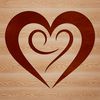 SVG Heart Design for Personal Use A simple vector design of a heart shape in various formats including SVG.