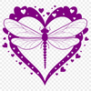 Colorful Insect Clip Art Vector Image A colorful dragonfly design featuring love hearts in various shapes and sizes.