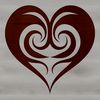 A simple design of a stylized heart shape suitable for various digital and cutting machine applications.