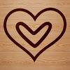 Simple Heart Silhouette Simple line drawing of a classic love heart shape suitable for Valentines and wedding designs.