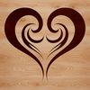 A heart shape designed as a vector graphic symbolizing love and affection.