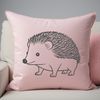 Cute Spiky Mammal SVG Illustration A small, spiky mammal with a rounded body, featuring sharp quills on its back.