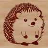 Beautiful Hedgehog Clip Art A detailed vector illustration of a hedgehog.