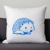 Free SVG Hedgehog Silhouette An SVG design featuring a detailed hedgehog silhouette with clean lines and shapes.