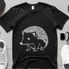 Small Spiny Mammal Illustration A small, spiny mammal with a rounded body and long snout, suitable for vector design and cutting machine projects.