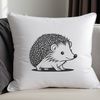 Prickly Vector Character An SVG rendering of a small mammal with quills, ideal for digital design projects.
