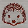 Cute and Creative Prickly Friend Clip Art A high-quality digital representation of a hedgehog, suitable for editing or printing.
