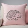 Quill-ly Cute Hedgehog Illustration A digital illustration of a hedgehog, suitable for various applications including graphic design and crafting.