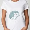 Prickly Wildlife Vector A small, prickly mammal with a rounded body and short legs.