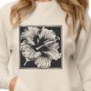 Beautiful Hibiscus Floral Design A detailed floral illustration of a hibiscus flower, suitable for vector design projects.