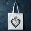 Beautiful SVG Clip Art for Religious Designs A sacred heart icon in vector format, ideal for religious designs and artwork.