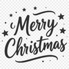 Christmas quotes and phrases in a decorative font, suitable for cutting machines like Cricut or laser engraving.