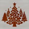 An editable vector graphic of a Christmas tree suitable for various applications including web design and commercial use.