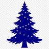 A digital vector art representation of a traditional Christmas tree, suitable for commercial or personal use.