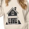 Simple House Design Vector Graphics A simple house design rendered in vector format.