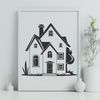 Traditional Residence Design A simple residential building with a traditional design.