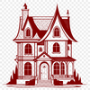 Vector House Design in SVG Format Simple house design in vector format, suitable for printing or digital use.