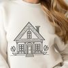 Minimalist House Design A simple house icon with clean lines and minimalist design.